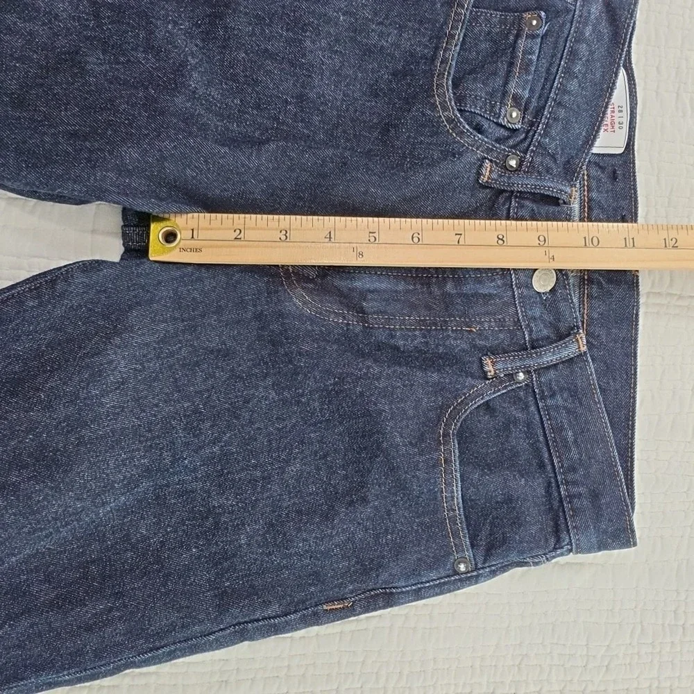 GAP GapFlex Straight Jeans Mens Blue Dark Wash Denim Size 28x30 Stretch Classic - Picture 12 of 16